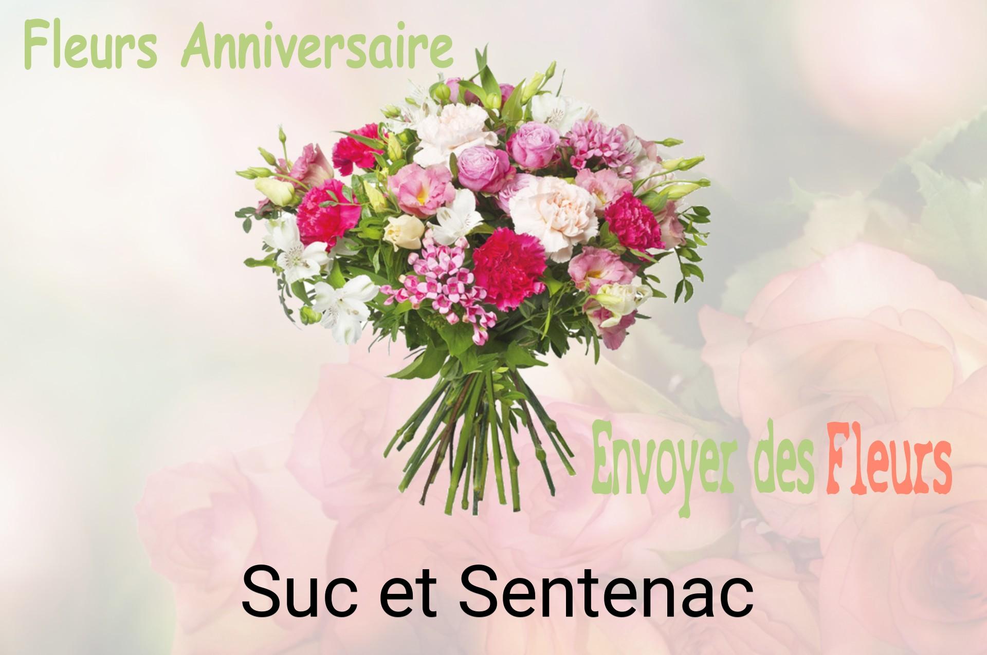 Bouquet de fleurs d’anniversaire livré à Suc-et-Sentenac