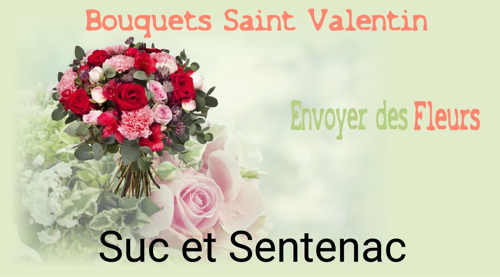 Roses de Saint-Valentin livrées à Suc-et-Sentenac